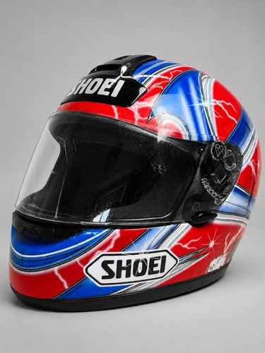 Vintage shoei 800 red blue - vintage,